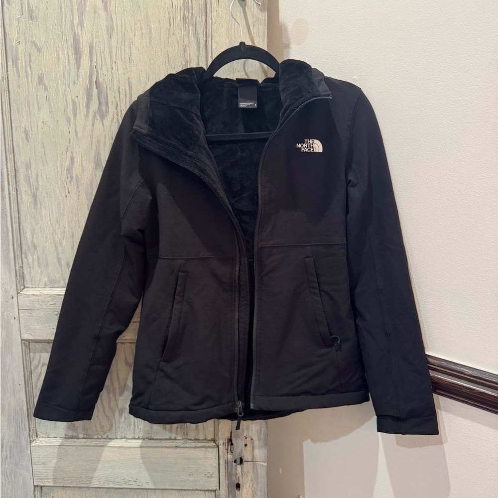North Face Windwall Black Jacket Mens Small North Face Heavy fleece Jacket